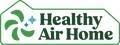 Healthy Air home Logo in green and blue - Clean air symbolism