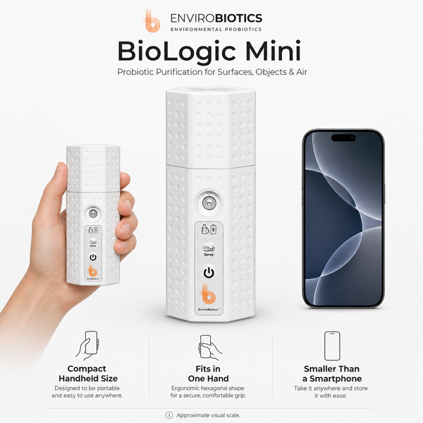 EnviroBiotics BioLogic Mini Portable Probiotic Air & Surface Purifier