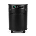 Black Airpura air purifier on a white background