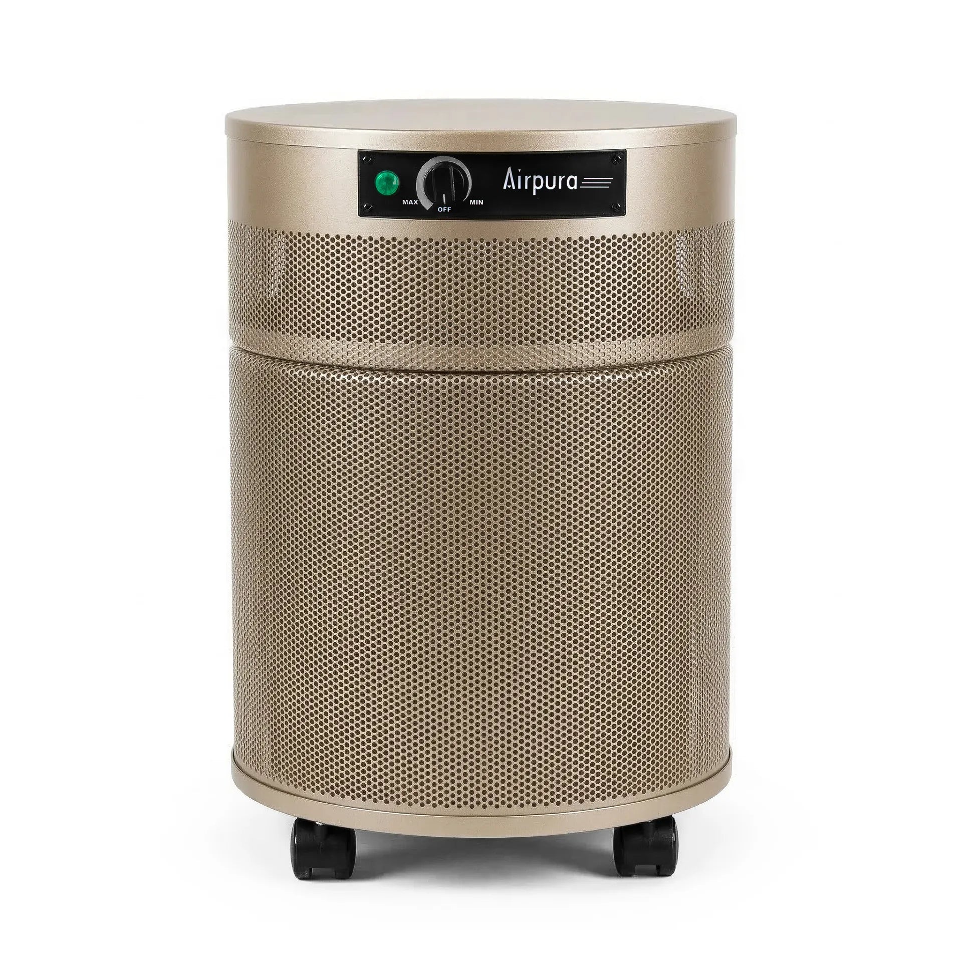 Airpura air purifier on a white background