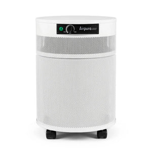 White Airpura air purifier on a white background