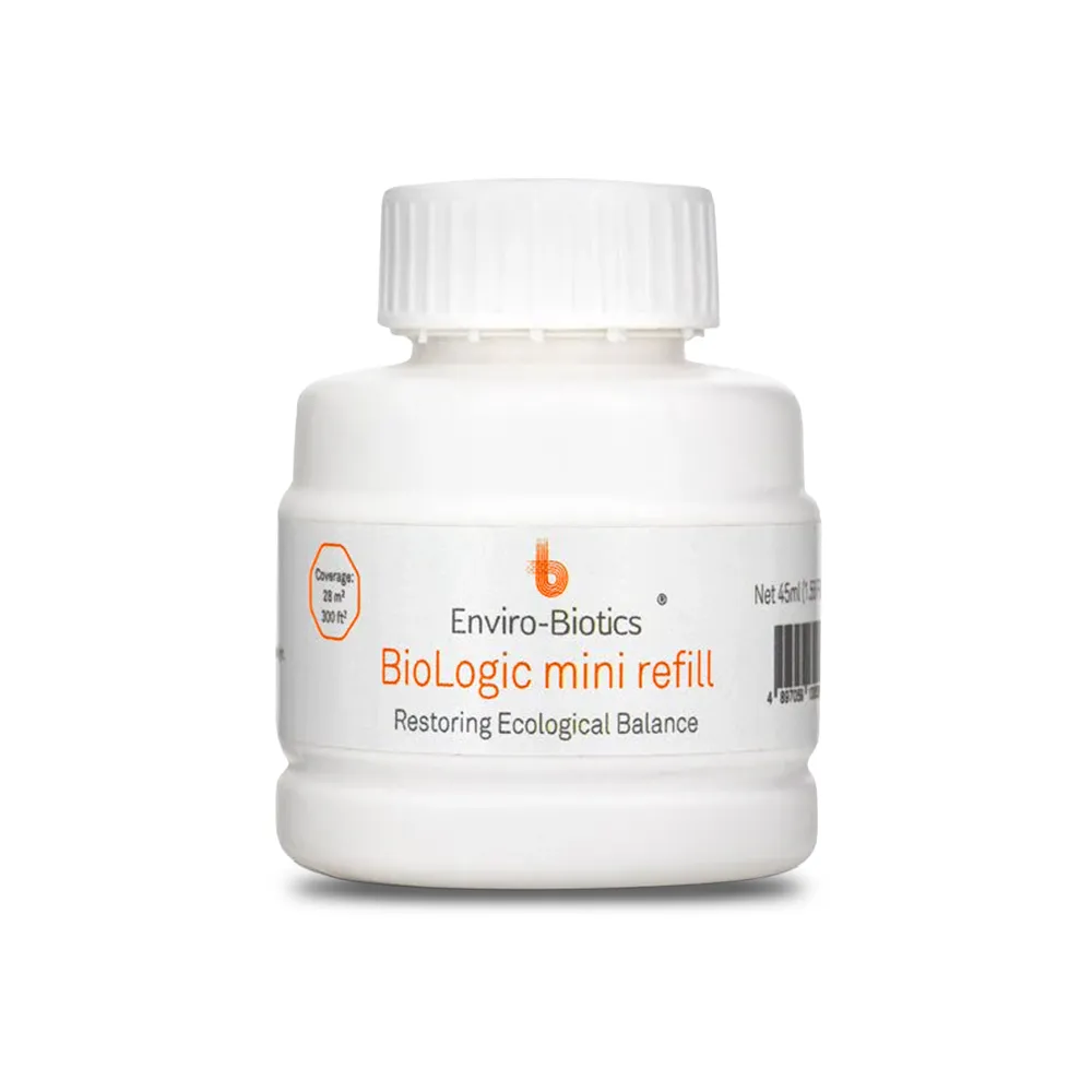 BioLogic Mini Refill bottle on white background